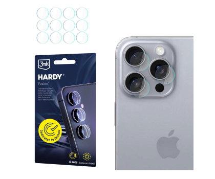 Szkło i folia ochronna 3mk Hardy Fusion Lens Protection do Apple iPhone 16 Pro